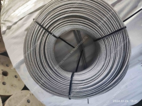 Plastic-coated steel wire rope